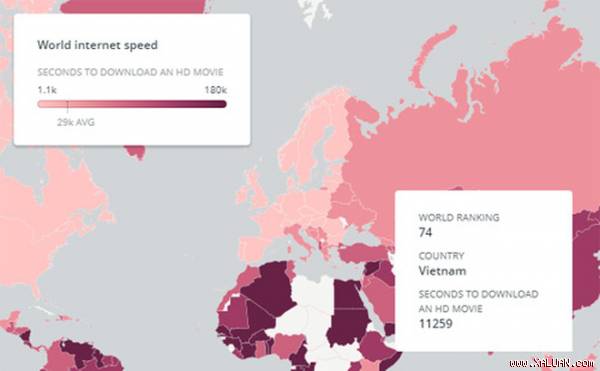 Tốc độ Internet Việt Nam ở đâu trên 'bản đồ' thế giới?